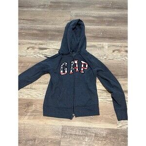 New XS Gap women’s zip up hoodie USA Flag colors